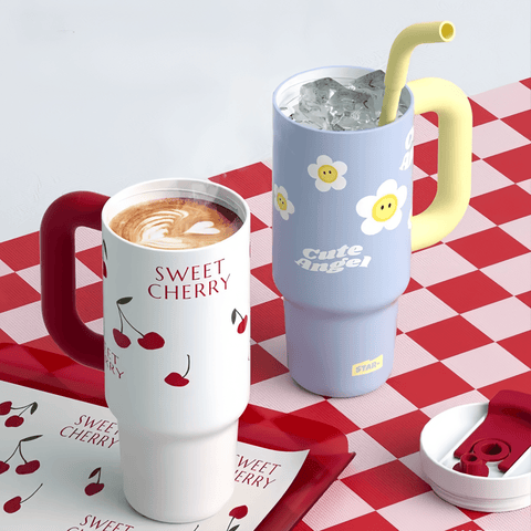 STAR+ Graffiti Mug Water Bottle 1200ml with Straw - Stylish and Functional STAR+ Graffiti Mug Water Bottle 1200ml with Straw - Stylish and Functional