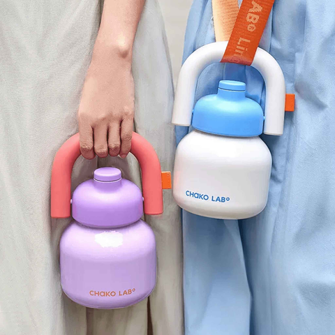 CHAKOLAB 1000ML LinLin Thermal and Cold Insulation Water Bottle - Portable Straw Bottle CHAKOLAB 1000ML LinLin Thermal and Cold Insulation Water Bottle - Portable Straw Bottle