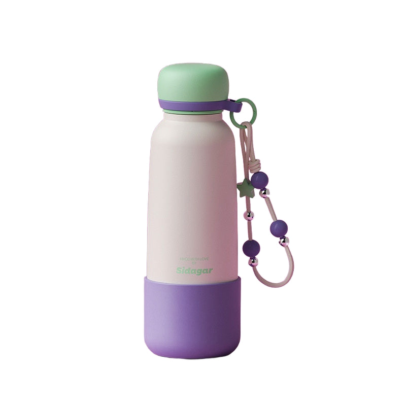 Sidagar 570ML Lightweight Insulated Tumbler with Retractable Straw & Carry Strap