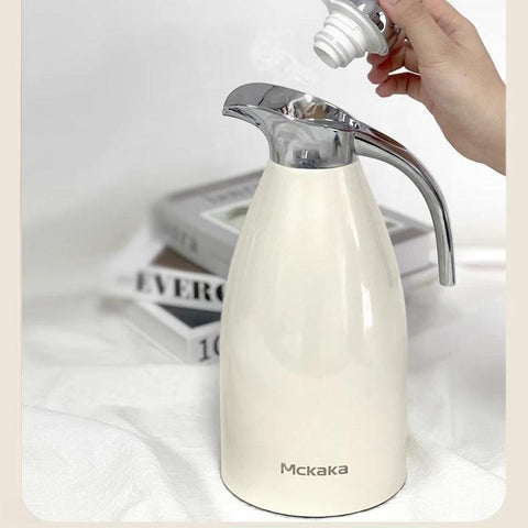 Mckaka Thermal Carafe - 2L Stainless Steel Vacuum Insulated Mckaka Thermal Carafe - 2L Stainless Steel Vacuum Insulated