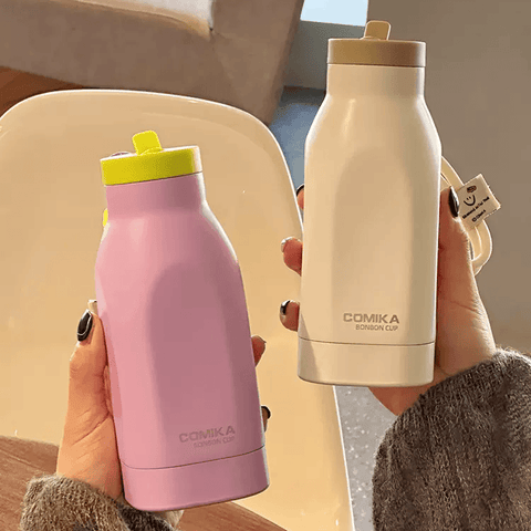 COMIKA Stainless Steel Insulated Coffee Cup Tumbler 370ml COMIKA Stainless Steel Insulated Coffee Cup Tumbler 370ml