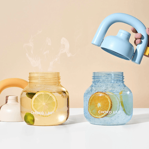 Chako Lab LINLIN Pot Water Bottle 1150ml Large-Capacity Summer Version Chako Lab LINLIN Pot Water Bottle 1150ml Large-Capacity Summer Version