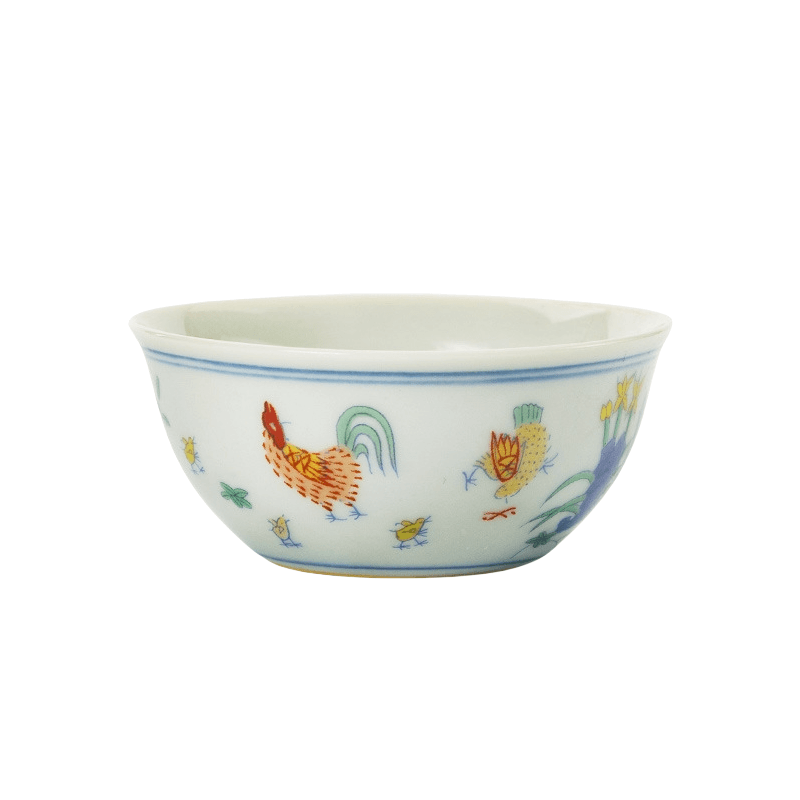 Chinoiserie-Exquisite Handcrafted Chenghua Doucai Chicken Cup