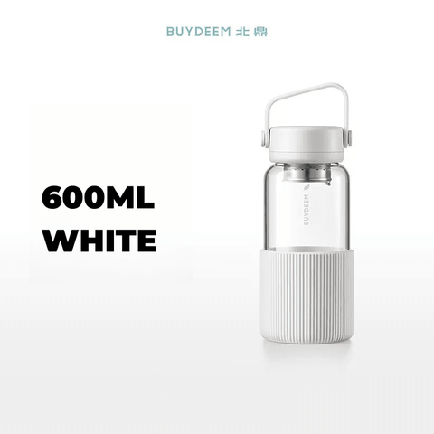 Buydeem Glass Tea Bottle with Infuser 400ml & 600ml Buydeem Glass Tea Bottle with Infuser 400ml & 600ml