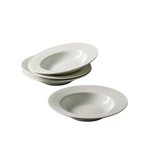 Modern European Threaded Straw Hat Ceramic Plate Modern European Threaded Straw Hat Ceramic Plate