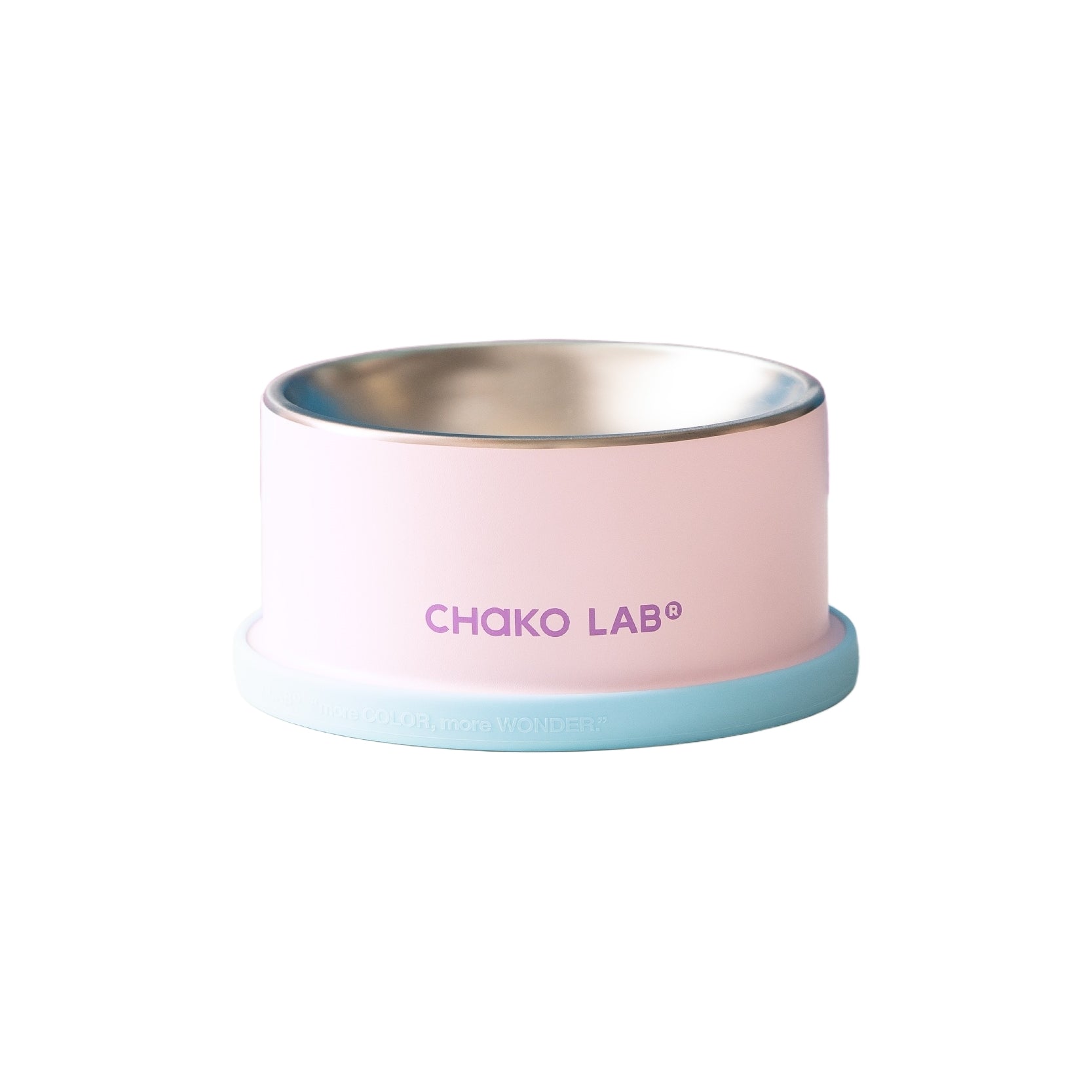 CHAKO LAB Elevated Cat Bowl – 7.5cm Raised Stainless Steel Whisker-Friendly Pet Dish