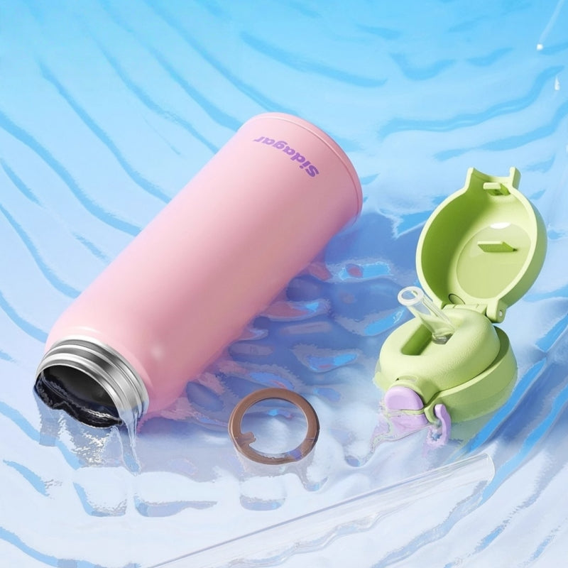 Sidagar Young Blood Cup - 500ml Leak Proof Insulated Stainle Steel Travel Tumbler with Strap