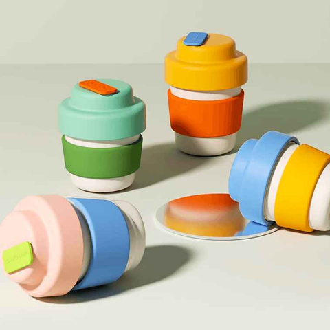 Chako Lab Ceramic Insulated Coffee Mug Water Bottle Chako Lab Ceramic Insulated Coffee Mug Water Bottle