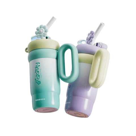 Coco Smile Rotating Flower Thermos Cup - 760ml Coco Smile Rotating Flower Thermos Cup - 760ml