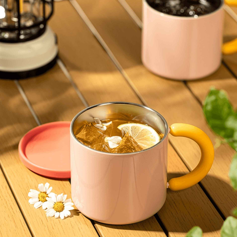 CHAKO LAB STAINLESS STEEL MUG AND PREFACE COUPLE WATER CUP OFFICE CUP WITH LID ACCOMPANYING COLD COFFEE MUG CUP CHAKO LAB STAINLESS STEEL MUG AND PREFACE COUPLE WATER CUP OFFICE CUP WITH LID ACCOMPANYING COLD COFFEE MUG CUP