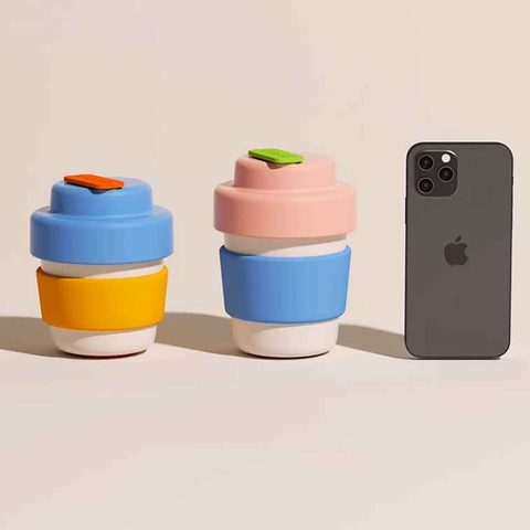 Chako Lab Ceramic Insulated Coffee Mug Water Bottle Chako Lab Ceramic Insulated Coffee Mug Water Bottle