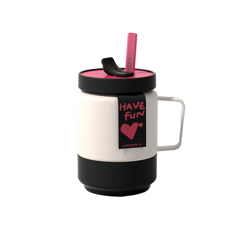 EVERCRISE HipHop Cup: Fun and Functional Insulated Straw Cup 620ml EVERCRISE HipHop Cup: Fun and Functional Insulated Straw Cup 620ml
