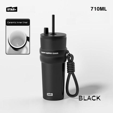 STAR+ Classic Business Thermos For Men – 710ML Ceramic-Coated Stainless Steel Travel Bottle STAR+ Classic Business Thermos For Men – 710ML Ceramic-Coated Stainless Steel Travel Bottle
