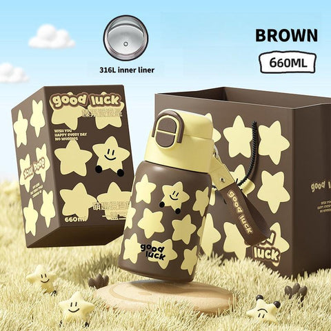 Star+ Versatile Fun Thermos 660ml - 3-in-1 Cap Design Star+ Versatile Fun Thermos 660ml - 3-in-1 Cap Design