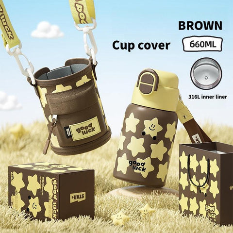 Star+ Versatile Fun Thermos 660ml - 3-in-1 Cap Design Star+ Versatile Fun Thermos 660ml - 3-in-1 Cap Design