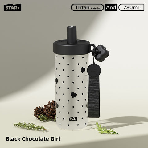 STAR+ Honey Girl Water Bottle – 780ml, Leak-Proof, BPA-Free Tritan Material, Colorful, Portable Design STAR+ Honey Girl Water Bottle – 780ml, Leak-Proof, BPA-Free Tritan Material, Colorful, Portable Design