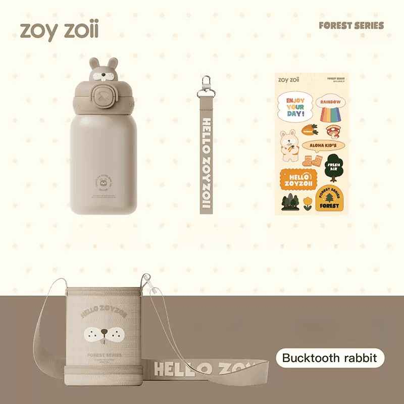 ZOYZOII Forest animal series thermos cup E8