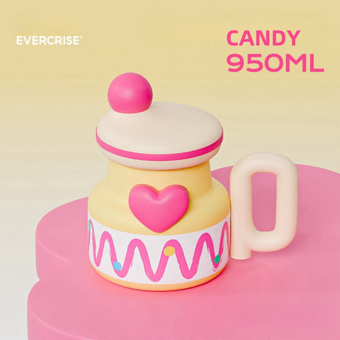 EVERCRISE Trendy Kinder Pot Thermos Cup | Adorable, 950ml, Perfect for Daily Hydration EVERCRISE Trendy Kinder Pot Thermos Cup | Adorable, 950ml, Perfect for Daily Hydration