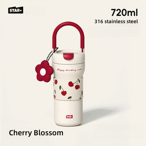 STAR+ 720ML Portable Thermal Water Bottle - Leak-Proof, BPA-Free, High-Capacity Insulated Flask STAR+ 720ML Portable Thermal Water Bottle - Leak-Proof, BPA-Free, High-Capacity Insulated Flask