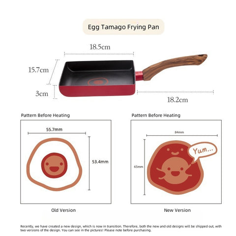 SHUEHO Tamagoyaki Pan with Temp-Sense Display, Silver Ion Antibacterial & Non-Stick Coating – 18.5cm Lightweight Multi-Purpose Skillet SHUEHO Tamagoyaki Pan with Temp-Sense Display, Silver Ion Antibacterial & Non-Stick Coating – 18.5cm Lightweight Multi-Purpose Skillet