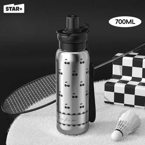 STAR+ Stylish 700ml Stainless Steel Insulated Water Bottle - Leak-Proof & Portable STAR+ Stylish 700ml Stainless Steel Insulated Water Bottle - Leak-Proof & Portable