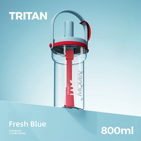 Lane Mouen 800ml Portable Sports Water Bottle – Durable & Leakproof Tritan Drinkware Lane Mouen 800ml Portable Sports Water Bottle – Durable & Leakproof Tritan Drinkware