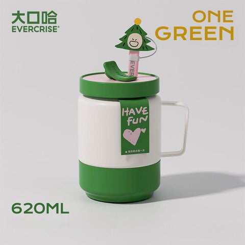 EVERCRISE HipHop Cup: Fun and Functional Insulated Straw Cup 620ml EVERCRISE HipHop Cup: Fun and Functional Insulated Straw Cup 620ml