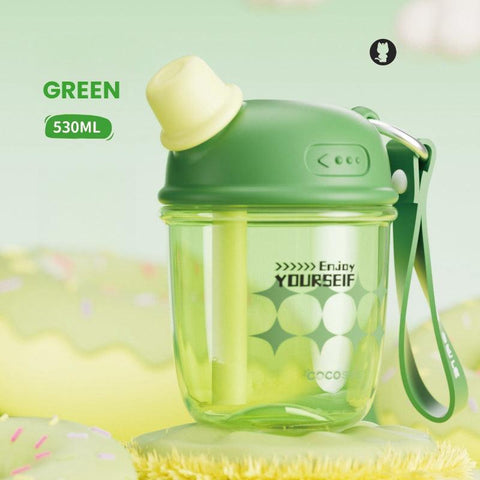 COCO Smile DUDU Straw Water Cup 530ml COCO Smile DUDU Straw Water Cup 530ml