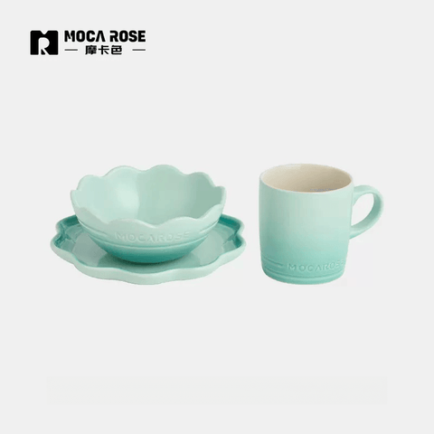 Mocarose Elegance Dinnerware Set - Bowls and Plates Collection Mocarose Elegance Dinnerware Set - Bowls and Plates Collection