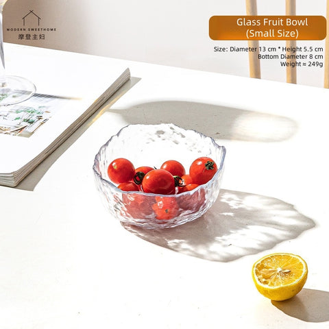 MDZF SWEET HOME Gilded Wave Glass Fruit Bowl Set - Hand-Painted Gold Trim, 3-Piece Photogenic Serving Bowls for Desserts, Salads & Snacks MDZF SWEET HOME Gilded Wave Glass Fruit Bowl Set - Hand-Painted Gold Trim, 3-Piece Photogenic Serving Bowls for Desserts, Salads & Snacks