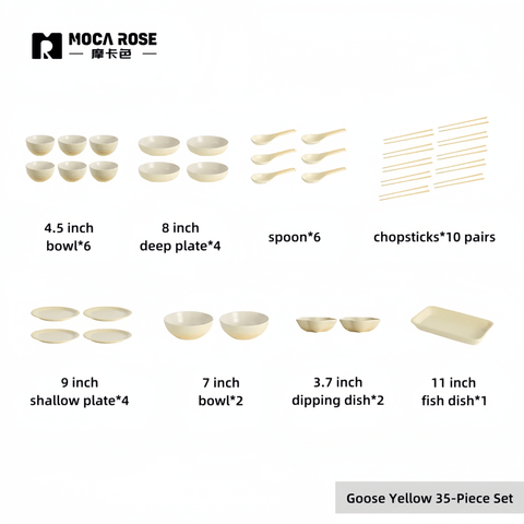 Mocarose Elegant Tableware Sets - Premium Luxury Dining Set for Modern Homes Mocarose Elegant Tableware Sets - Premium Luxury Dining Set for Modern Homes