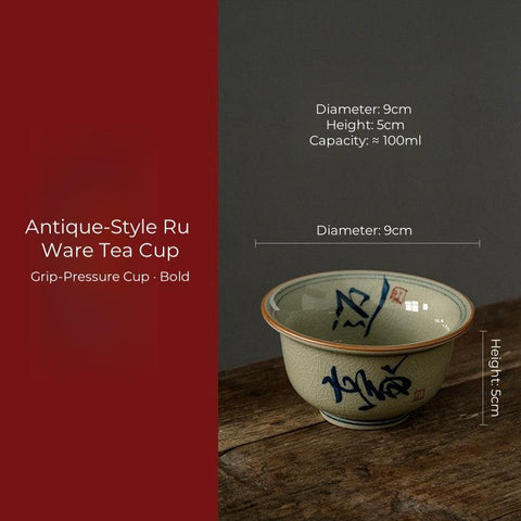 Hand-Painted Ceramic Tea Cup – Traditional Elegance Hand-Painted Ceramic Tea Cup – Traditional Elegance