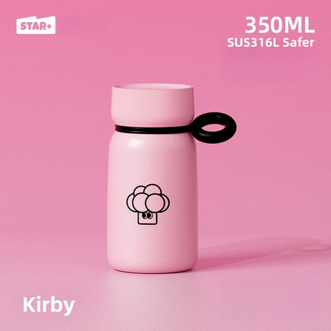 STAR+ Mini Insulated Bottle – 350ml Stainless Steel Vacuum Flask with Silicone Handle | Leak-Proof & Portable Thermal Mug for Hot & Cold Drinks STAR+ Mini Insulated Bottle – 350ml Stainless Steel Vacuum Flask with Silicone Handle | Leak-Proof & Portable Thermal Mug for Hot & Cold Drinks