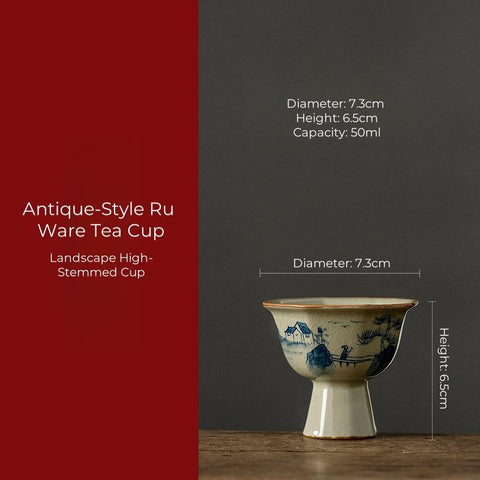 Hand-Painted Ceramic Tea Cup – Traditional Elegance Hand-Painted Ceramic Tea Cup – Traditional Elegance
