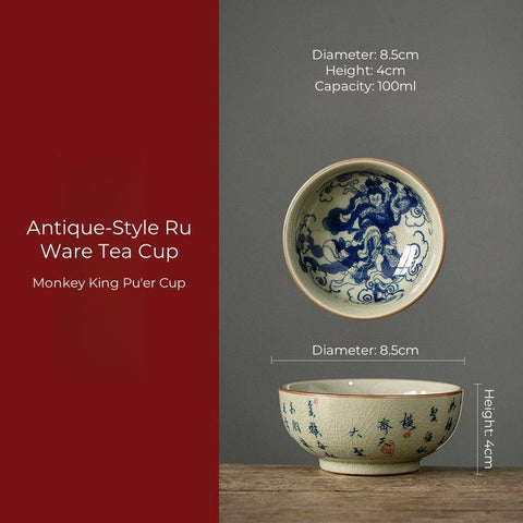 Hand-Painted Ceramic Tea Cup – Traditional Elegance Hand-Painted Ceramic Tea Cup – Traditional Elegance