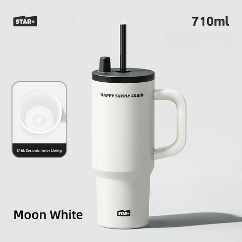 710ml STAR+ Insulated Tumbler with Ceramic Coating – Leakproof, Portable, & Durable for Office and Travel 710ml STAR+ Insulated Tumbler with Ceramic Coating – Leakproof, Portable, & Durable for Office and Travel