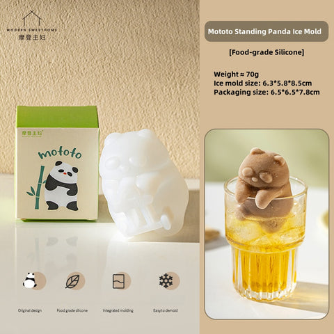 MDZF Sweet Home Mototo Panda-Shaped Ice Mold – Create Adorable Panda Ice Cubes for Fun and Unique Beverages MDZF Sweet Home Mototo Panda-Shaped Ice Mold – Create Adorable Panda Ice Cubes for Fun and Unique Beverages
