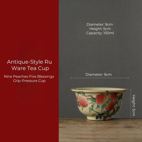 Hand-Painted Ceramic Tea Cup – Traditional Elegance Hand-Painted Ceramic Tea Cup – Traditional Elegance