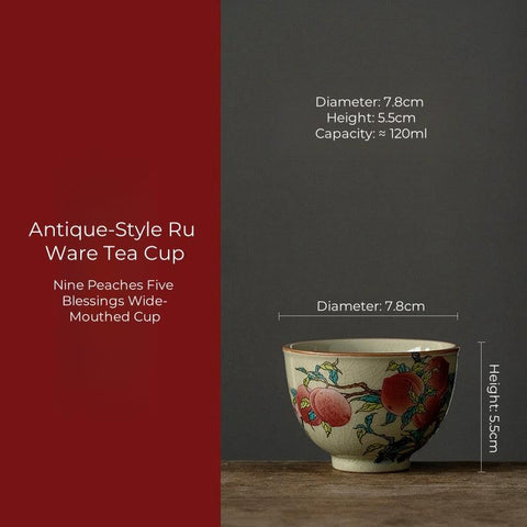 Hand-Painted Ceramic Tea Cup – Traditional Elegance Hand-Painted Ceramic Tea Cup – Traditional Elegance