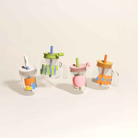Chako Lab Kettle Funnel funnel glass water bottle 560ml&1150ml Chako Lab Kettle Funnel funnel glass water bottle 560ml&1150ml