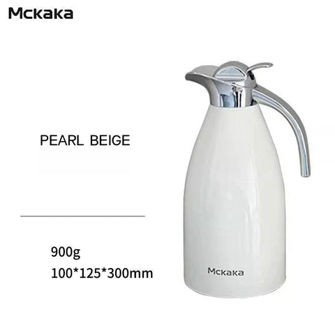 Mckaka Thermal Carafe - 2L Stainless Steel Vacuum Insulated Mckaka Thermal Carafe - 2L Stainless Steel Vacuum Insulated