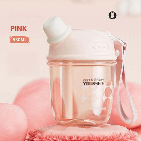 COCO Smile DUDU Straw Water Cup 530ml COCO Smile DUDU Straw Water Cup 530ml