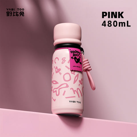 YABITOO Stylish Thermos Cup – Trendy Leakproof Insulated Bottle for Hot and Cold Beverages YABITOO Stylish Thermos Cup – Trendy Leakproof Insulated Bottle for Hot and Cold Beverages