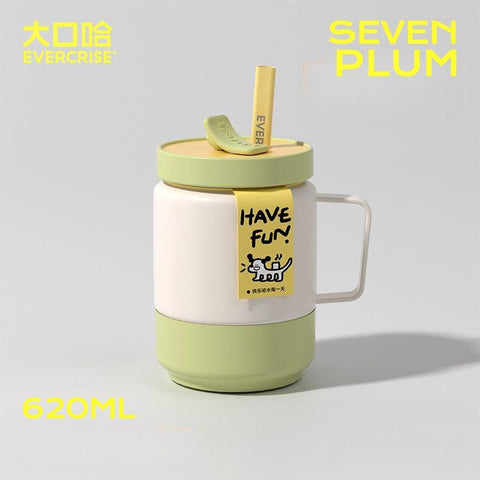 EVERCRISE HipHop Cup: Fun and Functional Insulated Straw Cup 620ml EVERCRISE HipHop Cup: Fun and Functional Insulated Straw Cup 620ml