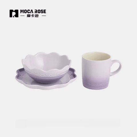 Mocarose Elegance Dinnerware Set - Bowls and Plates Collection Mocarose Elegance Dinnerware Set - Bowls and Plates Collection