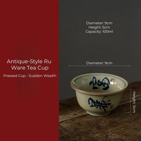 Hand-Painted Ceramic Tea Cup – Traditional Elegance Hand-Painted Ceramic Tea Cup – Traditional Elegance