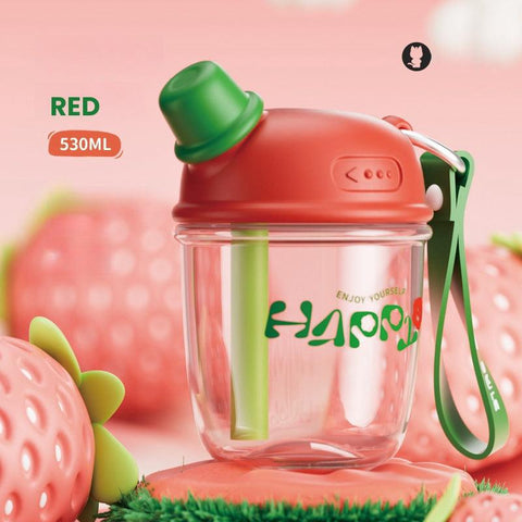 COCO Smile DUDU Straw Water Cup 530ml COCO Smile DUDU Straw Water Cup 530ml