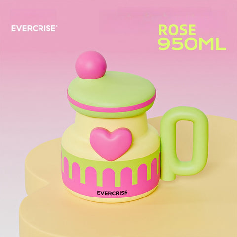 EVERCRISE Trendy Kinder Pot Thermos Cup | Adorable, 950ml, Perfect for Daily Hydration EVERCRISE Trendy Kinder Pot Thermos Cup | Adorable, 950ml, Perfect for Daily Hydration