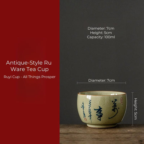 Hand-Painted Ceramic Tea Cup – Traditional Elegance Hand-Painted Ceramic Tea Cup – Traditional Elegance