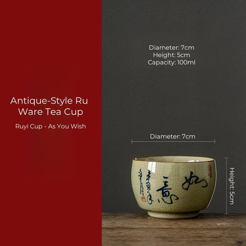Hand-Painted Ceramic Tea Cup – Traditional Elegance Hand-Painted Ceramic Tea Cup – Traditional Elegance